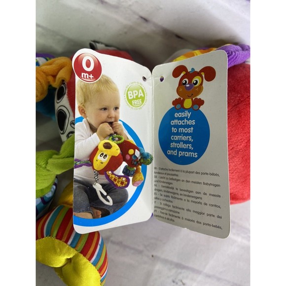 Playgro Activity Friend Pooky Puppy Dog Colorful Baby Rattle Teething Ring Toy - Picture 4 of 6